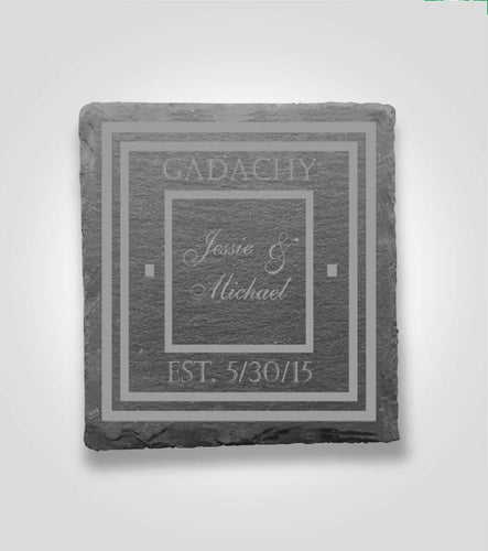 Slate Coaster Set | A3 - Kustom Products Inc