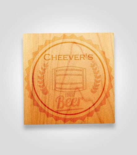 Wood Coaster Set | B7 - Kustom Products Inc